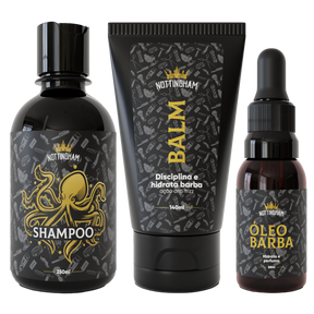 Kit Master Barba - Shampoo + Balm + Óleo